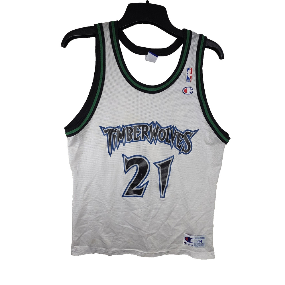 Kevin Garnett Minnesota Timber Wolves Starter Jersey Authentic NBA Men 44 XL